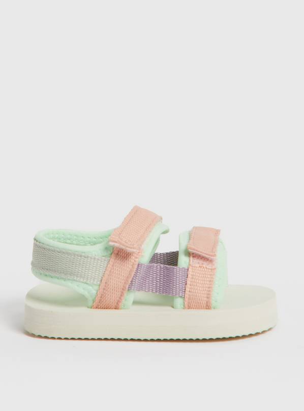 Pastel Trekker Velcro Sandals 12-18 months